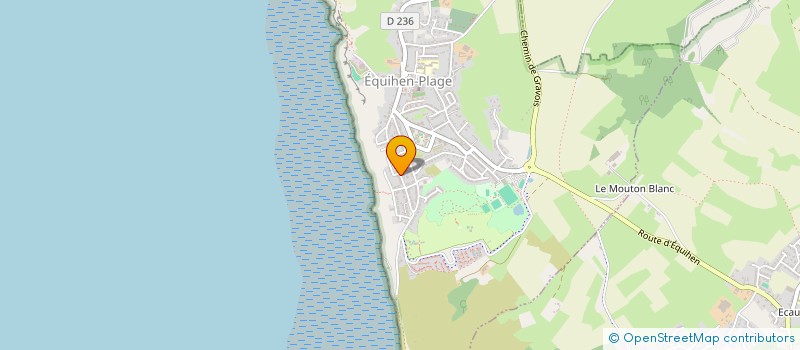 localisation de l'entreprise LE MOUSQUETAIRE  EQUIHEN-PLAGE