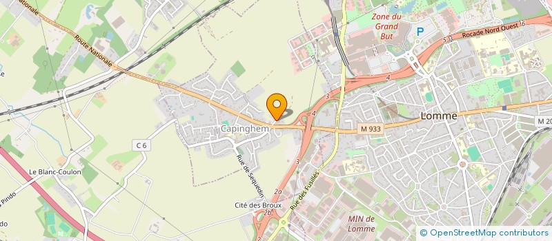 localisation de l'entreprise LE MOUSQUEY à LILLE