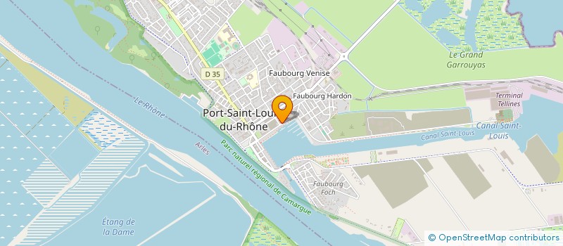 localisation de l'entreprise LE MOUSSAILLON à PORT-SAINT-LOUIS-DU-RHONE