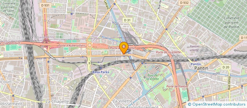 localisation de l'entreprise LE MOUSTACHE  PARIS