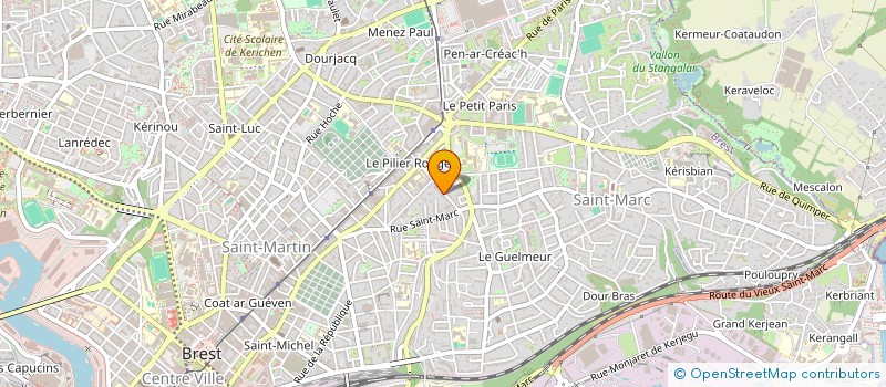 localisation de l'entreprise LE MOUSTER  BREST