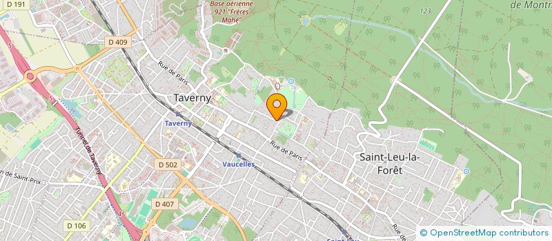 localisation de l'entreprise LE MOUTON DES BUIS  TAVERNY