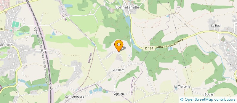 localisation de l'entreprise LE MOUTON PECHEUR  BONNEFAMILLE