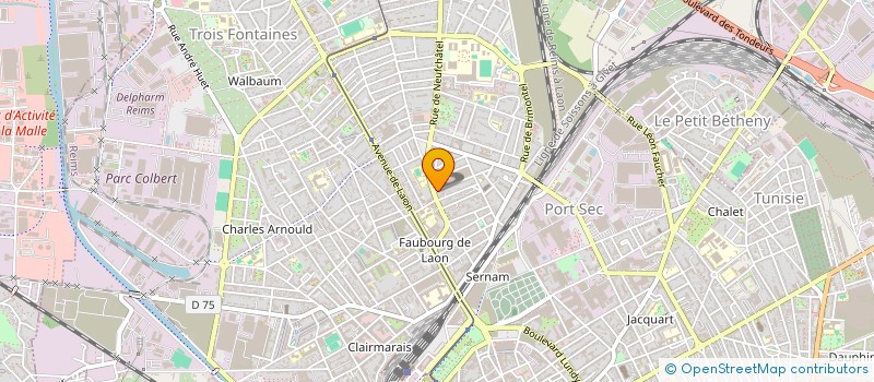 localisation de l'entreprise LE MOUTON VERT  REIMS