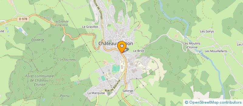 localisation de l'entreprise LE MOUTON ZEBRE à CHATEAU-CHINON (VILLE)
