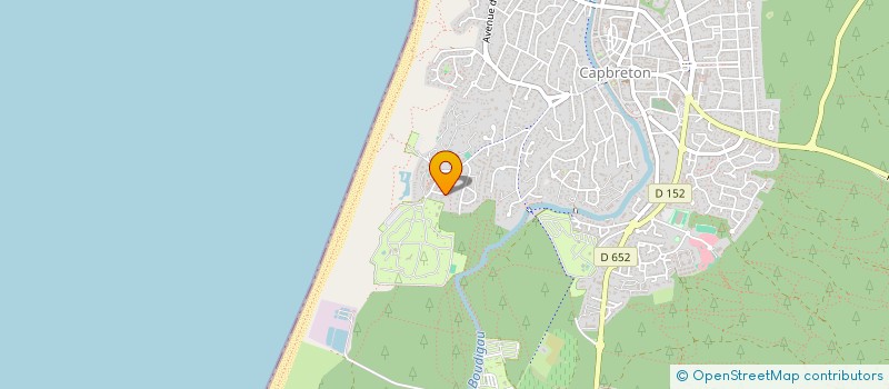 localisation de l'entreprise LE MOUVEMENT BLEU  CAPBRETON