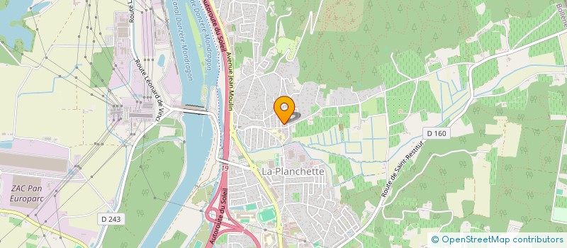 localisation de l'entreprise LE MOUVEMENT DE LA PAIX - COMITE BOLLENE ET ENVIRONS  BOLLENE