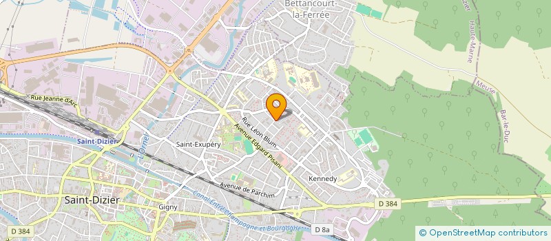 localisation de l'entreprise LE MOUVEMENT DES ACTEURS LOCAUX POUR UN TERRITOIRE ENTREPRENANT (MALTE) à SAINT-DIZIER