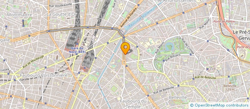 localisation de l'entreprise LE MOUVEMENT DES REGIES  PARIS