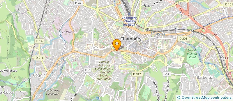 localisation de l'entreprise LE MOUVEMENT HOTELIER ET TOURISTIQUE  CHAMBERY