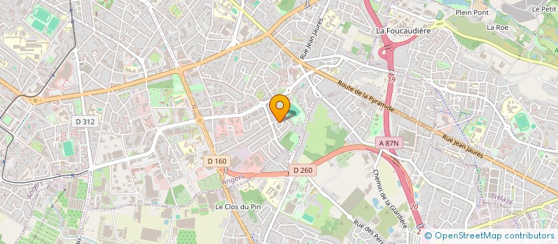 localisation de l'entreprise LE MOUVEMENT KINE à ANGERS