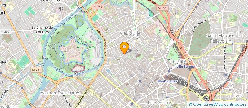 localisation de l'entreprise LE MOUVEMENT SURROMANTIQUE  LILLE