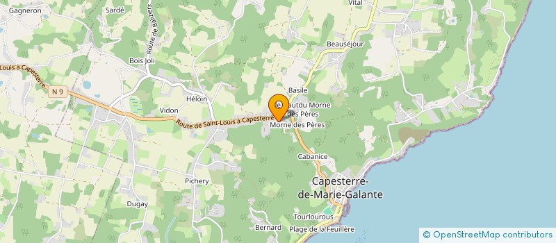 localisation de l'entreprise LE MOYSAN à CAPESTERRE-DE-MARIE-GALANTE