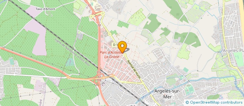 localisation de l'entreprise LE MOZART à ARGELES-SUR-MER