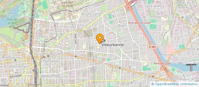 localisation de l'entreprise LE MP SOUTIEN  VILLEURBANNE