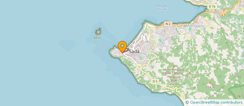 localisation de l'entreprise LE MTSANGAMTITI à SADA