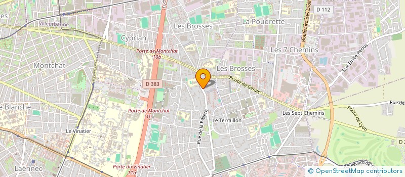 localisation de l'entreprise LE MUGUET  BRON