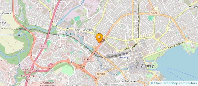 localisation de l'entreprise LE MUGUET à ANNECY