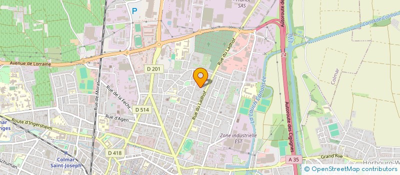localisation de l'entreprise LE MUGUET  COLMAR