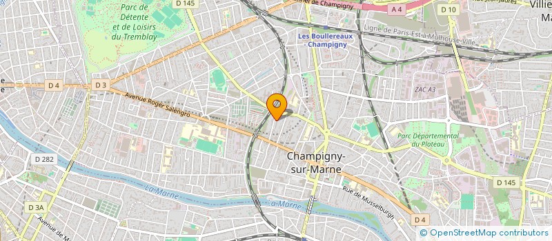 localisation de l'entreprise LE MULATRE FOOD TRUCK à CHAMPIGNY-SUR-MARNE