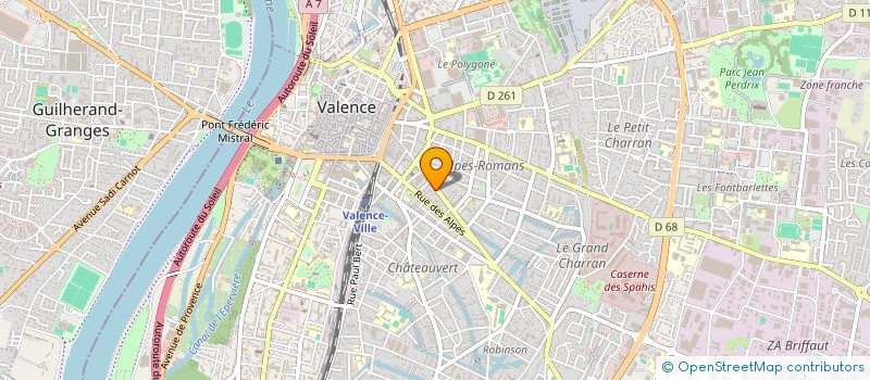 localisation de l'entreprise LE MULHOUSE B  VALENCE