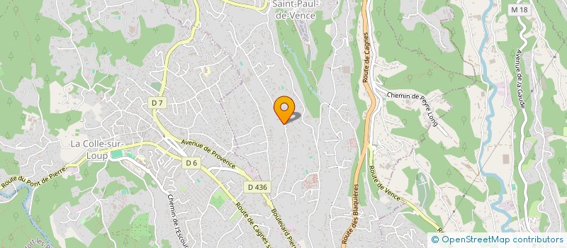 localisation de l'entreprise LE MULOT à SAINT-PAUL-DE-VENCE