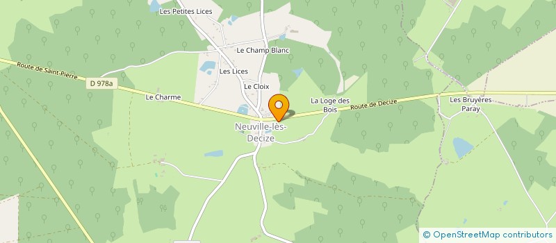 localisation de l'entreprise LE MULTI à SAINT-GERMAIN-CHASSENAY