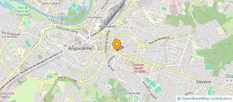 localisation de l'entreprise LE MULTICOLOR à ANGOULEME