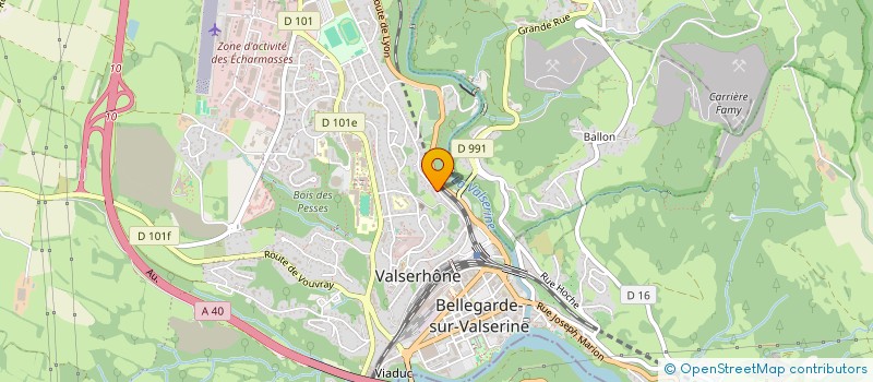 localisation de l'entreprise LE MUPI à VALSERHONE
