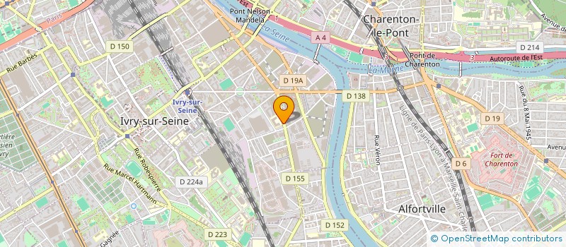localisation de l'entreprise LE MUR DE BARREZ à IVRY-SUR-SEINE