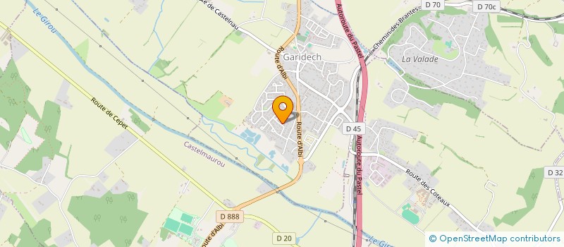 localisation de l'entreprise LE MUR DE MOYA  GARIDECH