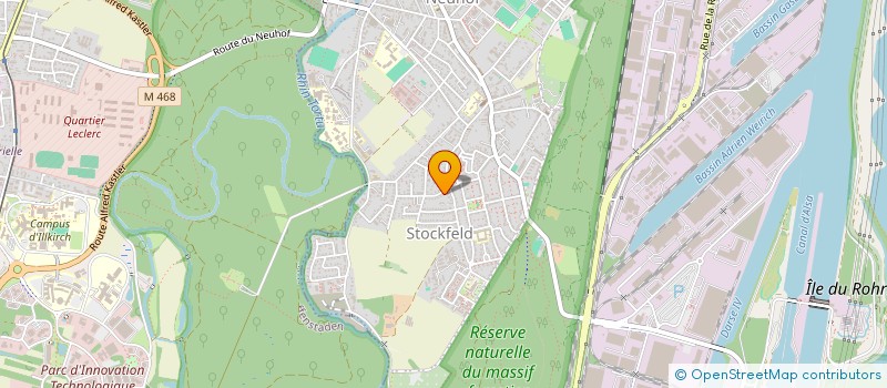 localisation de l'entreprise LE MUR INTERACTIF  STRASBOURG