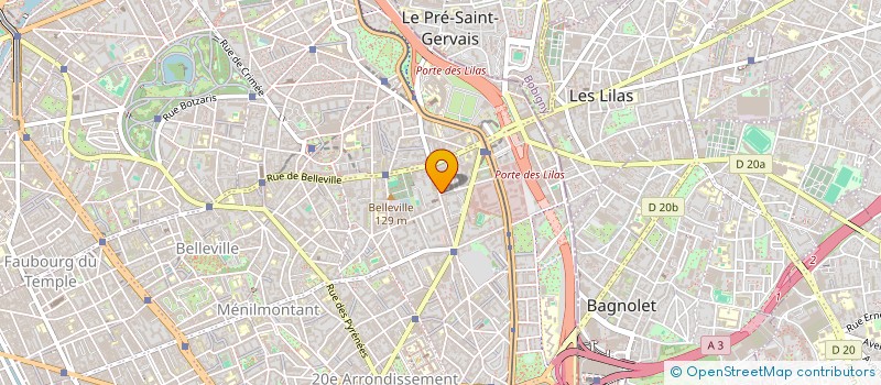 localisation de l'entreprise LE MURAT  PARIS