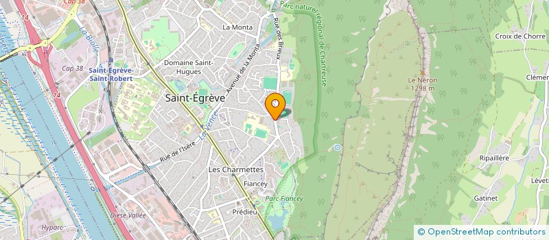 localisation de l'entreprise LE MURET  SAINT-EGREVE