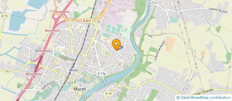 localisation de l'entreprise LE MURETAIN AGGLO à MURET