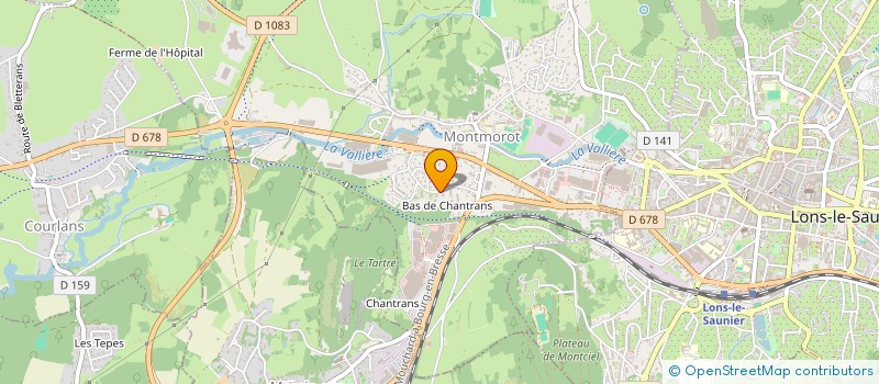 localisation de l'entreprise LE MURIER  MONTMOROT