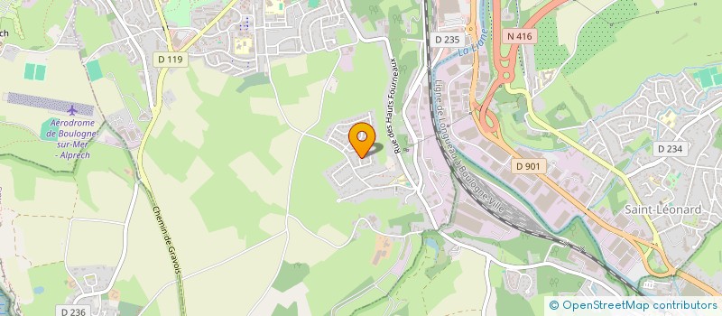 localisation de l'entreprise LE MURMURE DU PAPILLON  OUTREAU