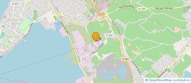 localisation de l'entreprise LE MUSCADET à FRONTIGNAN