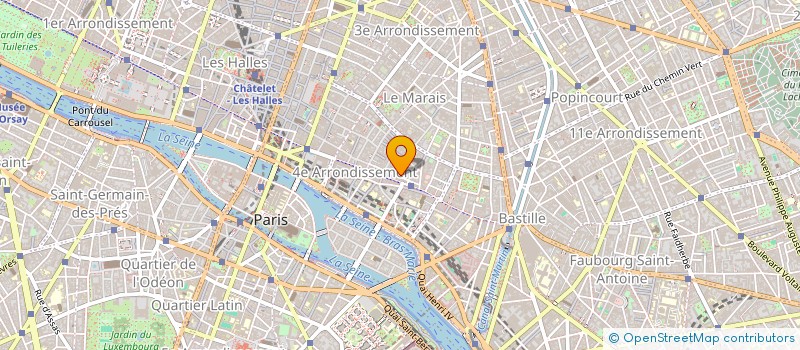 localisation de l'entreprise LE MUSCADIN à PARIS