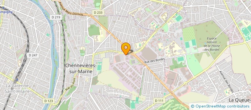 localisation de l'entreprise LE MUSEE à CHENNEVIERES-SUR-MARNE