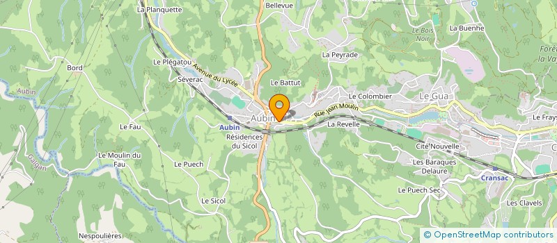 localisation de l'entreprise LE MUSEE  AUBIN