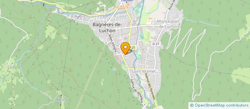 localisation de l'entreprise LE MUSEE DE LA CHAUSSURE  BAGNERES-DE-LUCHON