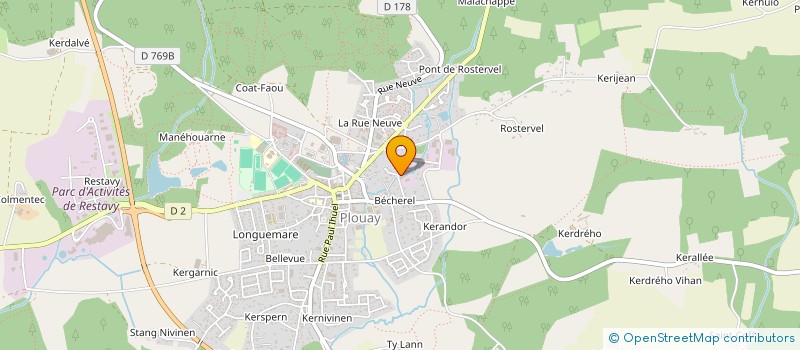 localisation de l'entreprise LE MUSEE DE LA PRESSE  PLOEMEUR