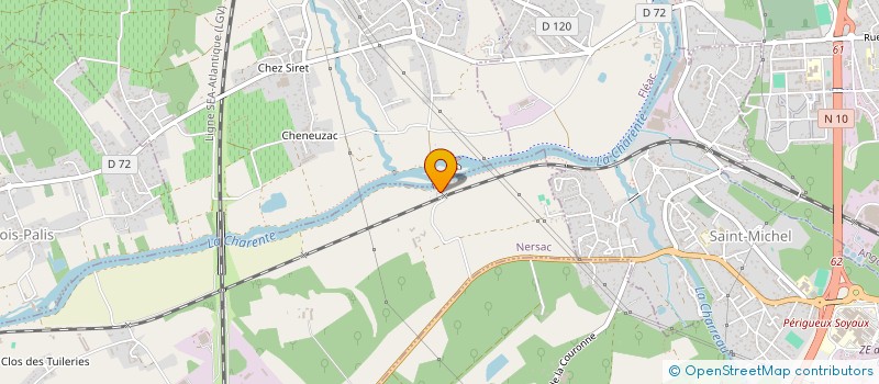 localisation de l'entreprise LE MUSEE DU PAPIER D ANGOUMOIS à NERSAC
