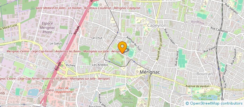 localisation de l'entreprise LE MUSEE IMAGINE à MERIGNAC