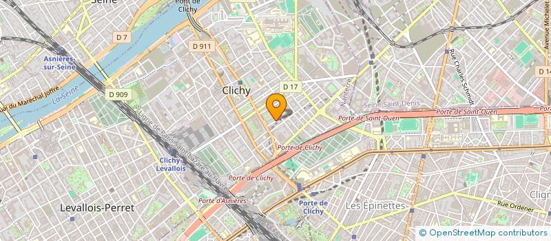 localisation de l'entreprise LE MUSEE : L'HISTOIRE ET LA GLOIRE DE LA CHANSON FRANCAISE à CLICHY