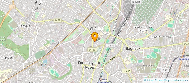 localisation de l'entreprise LE MUSEE PRIVE à CHATILLON