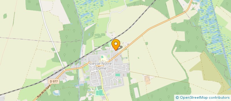 localisation de l'entreprise LE MUSEE VIVANT DE L'ABEILLE  LIESSE-NOTRE-DAME