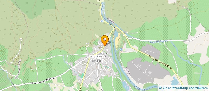 localisation de l'entreprise LE MUSEE VIVANT DU ROMAN D'AVENTURES  SAINT-JEAN-DE-FOS
