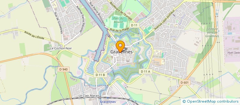 localisation de l'entreprise LE MUST 2 à GRAVELINES
